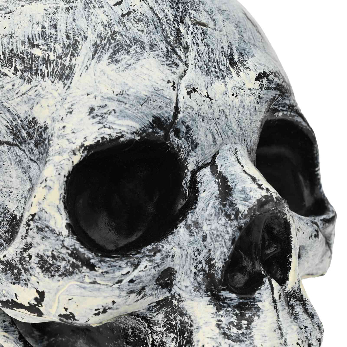 Halloween Skull SPOOKA 2 pcs White 12 x 15 x 17.5 cm Plastic