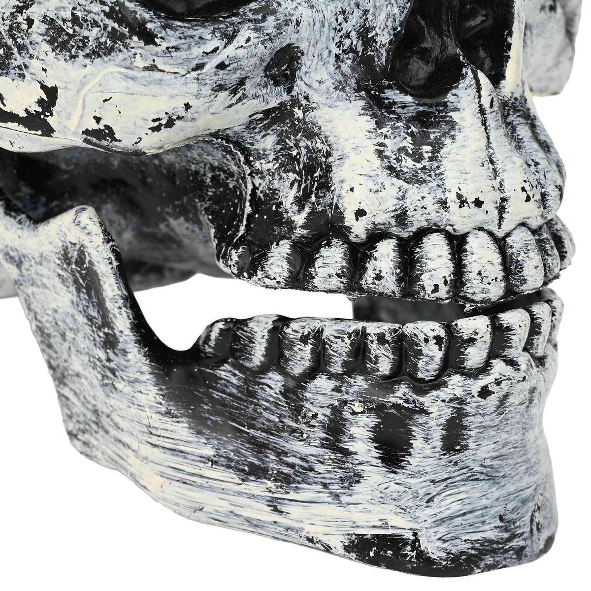 Halloween Skull SPOOKA 2 pcs White 12 x 15 x 17.5 cm Plastic