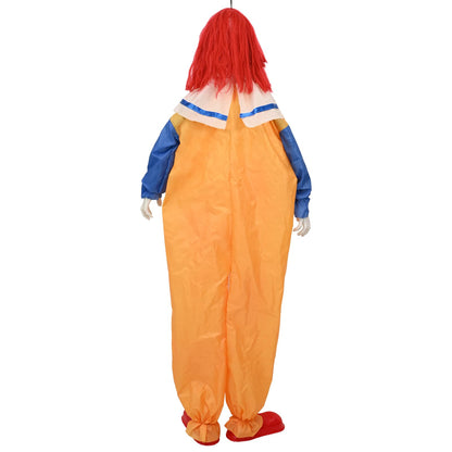 Halloween Scary Clown SPOOKA Yellow and Blue 126.5 x 180 cm