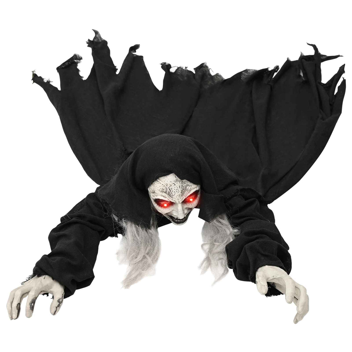 Halloween Crawling Zombie SPOOKA Black 41 x 130 x 24 cm