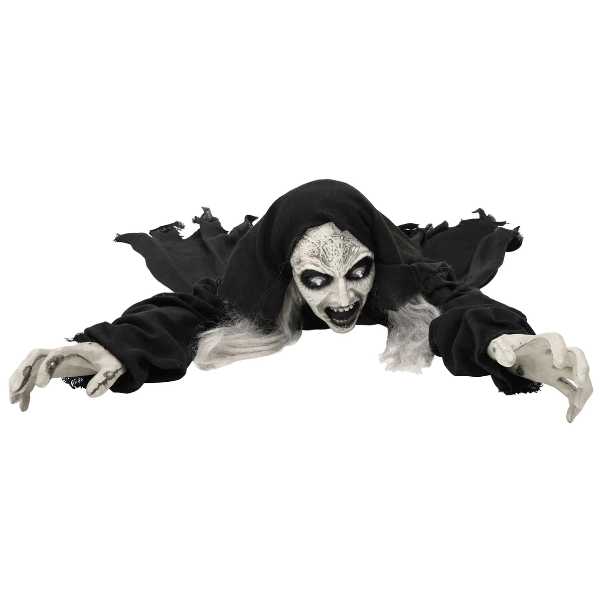 Halloween Crawling Zombie SPOOKA Black 41 x 130 x 24 cm