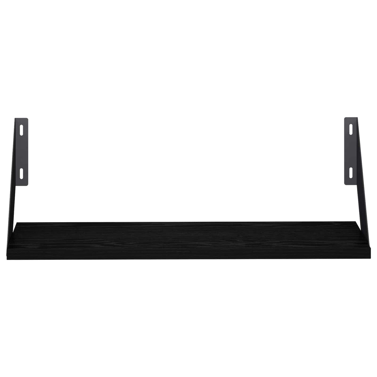 Wall Shelves 2 pcs Black Oak 50 x 20 x 17 cm