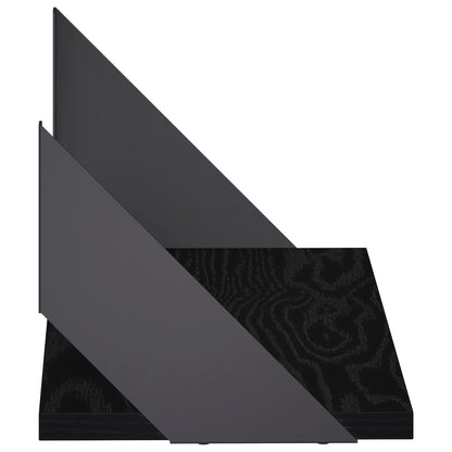 Wall Shelves 4 pcs Black Oak 50 x 20 x 17 cm