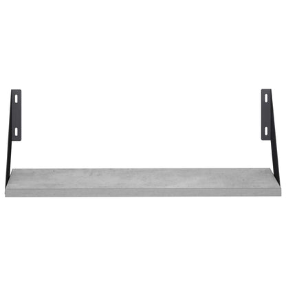 Wall Shelves 4 pcs Concrete Grey 50 x 20 x 17 cm