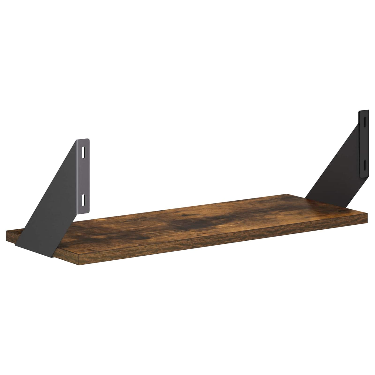 Wall Shelves 2 pcs Smoked Oak 50 x 20 x 17 cm
