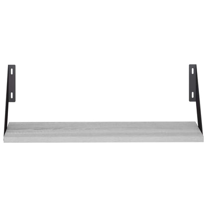 Wall Shelves 4 pcs Grey Sonoma 50 x 20 x 17 cm