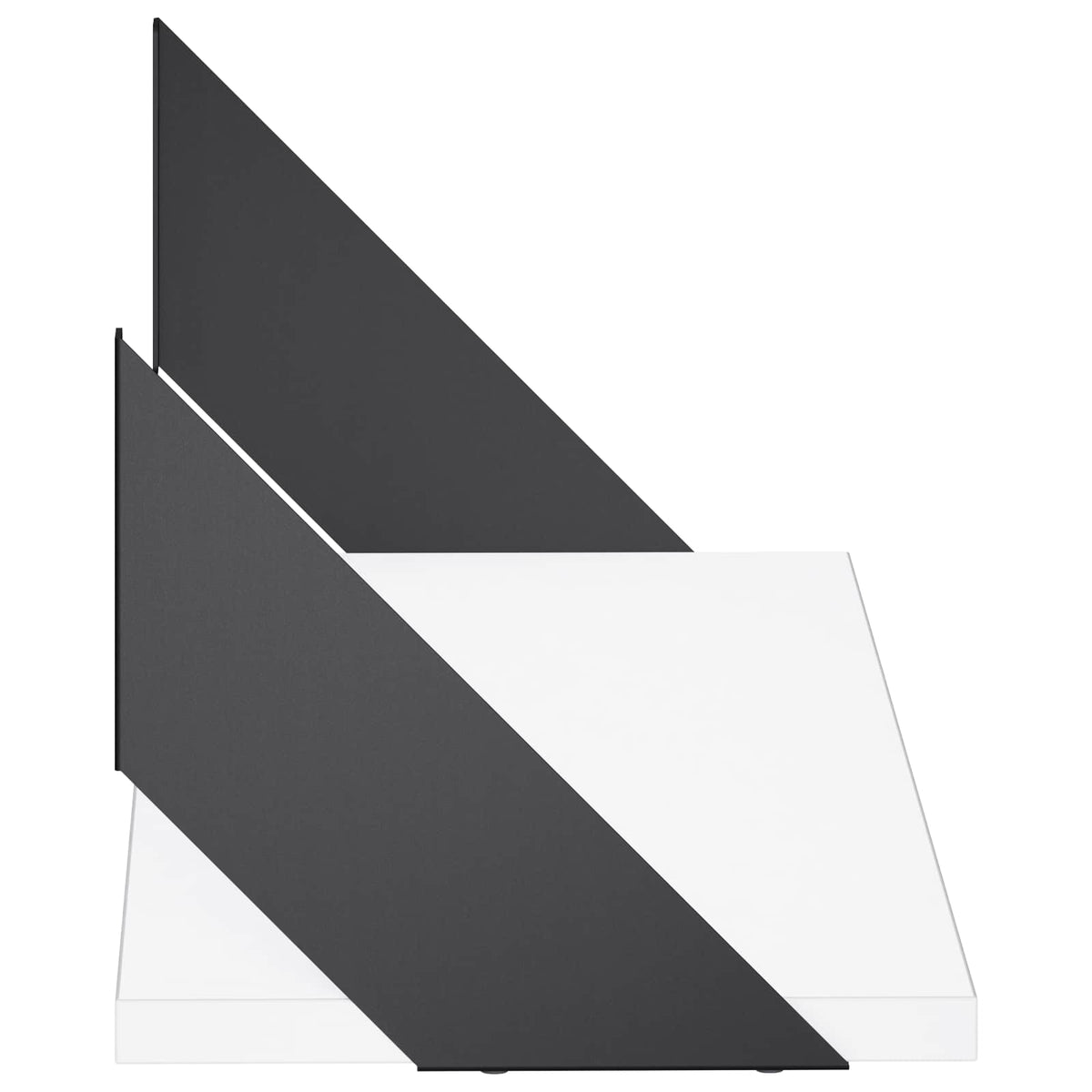 Wall Shelves 2 pcs White 60 x 20 x 17 cm
