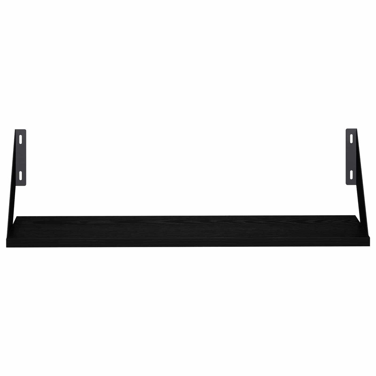 Wall Shelves 4 pcs Black Oak 60 x 20 x 17 cm