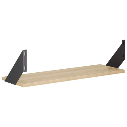 Wall Shelves 2 pcs Sonoma Oak 60 x 20 x 17 cm