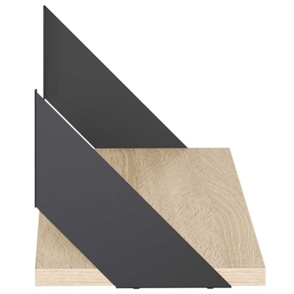 Wall Shelves 2 pcs Sonoma Oak 60 x 20 x 17 cm