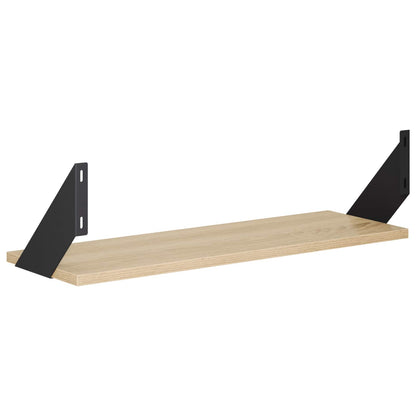 Wall Shelves 4 pcs Sonoma Oak 60 x 20 x 17 cm