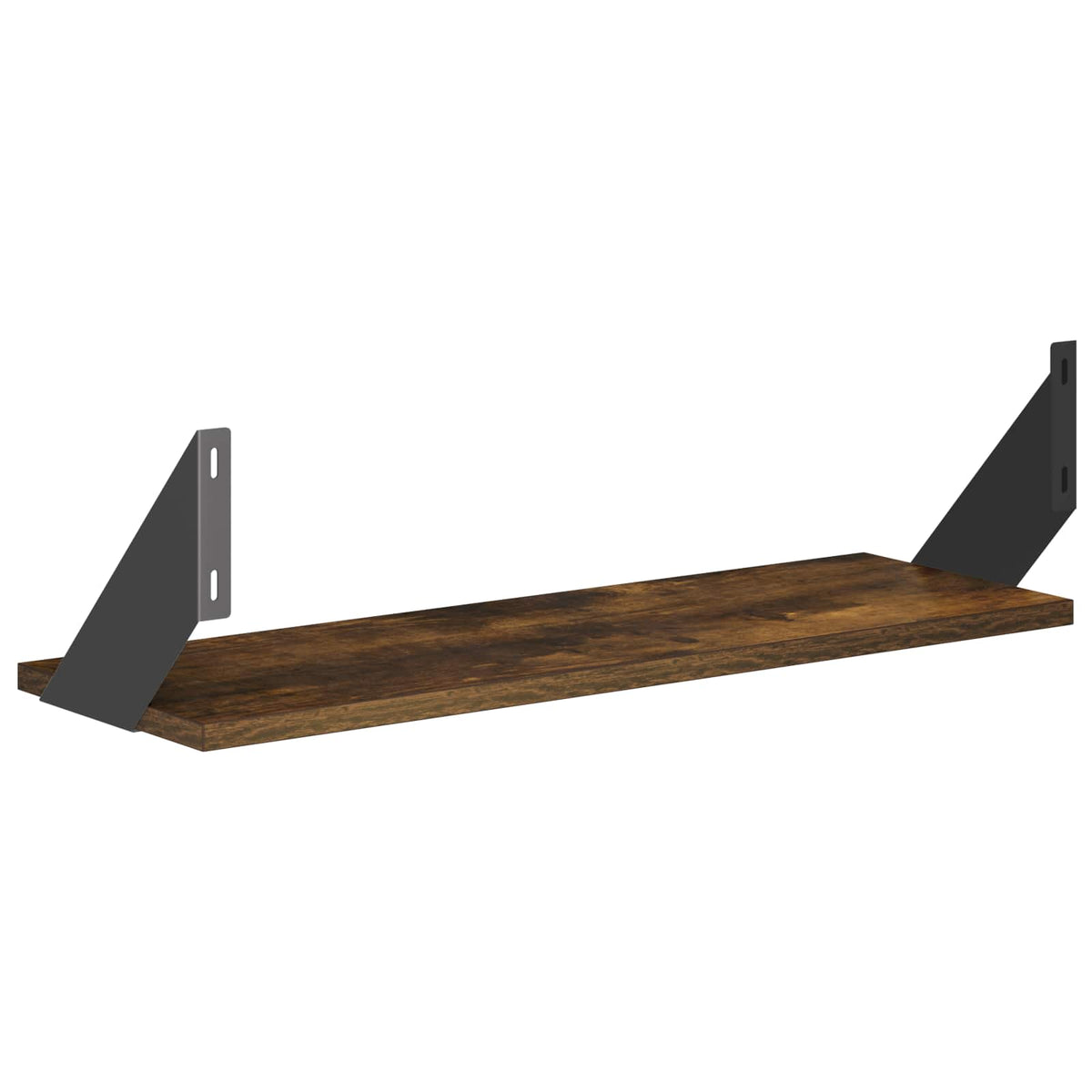 Wall Shelves 4 pcs Smoked Oak 60 x 20 x 17 cm
