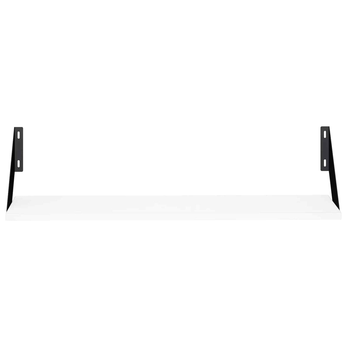 Wall Shelves 2 pcs White 70 x 20 x 17 cm