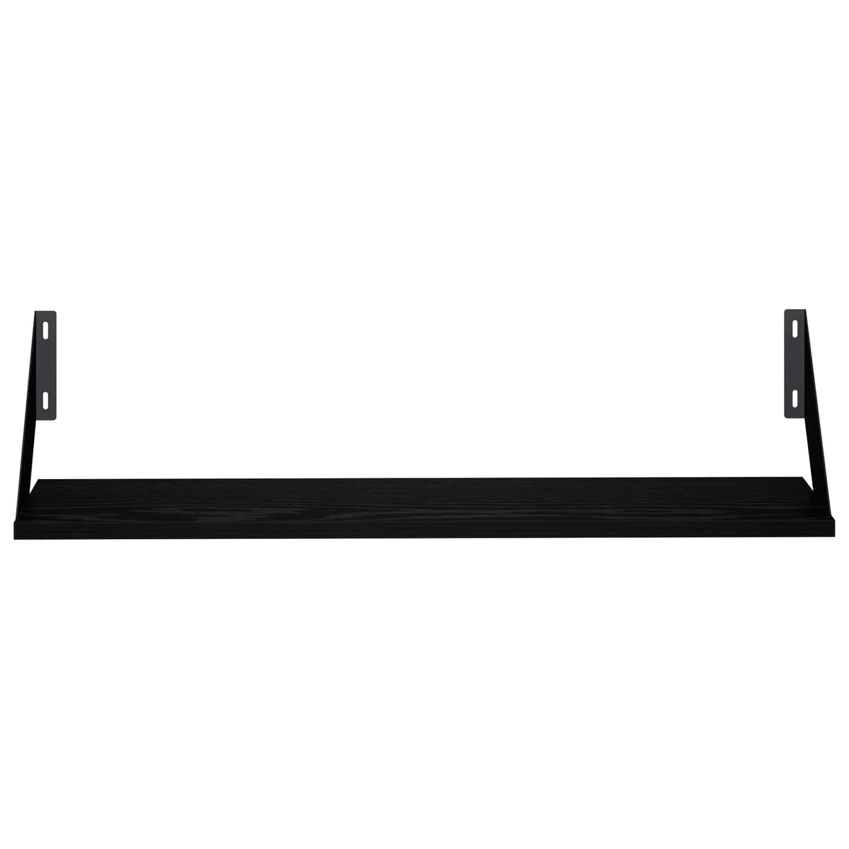 Wall Shelves 4 pcs Black Oak 70 x 20 x 17 cm