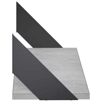 Wall Shelves 4 pcs Concrete Grey 70 x 20 x 17 cm