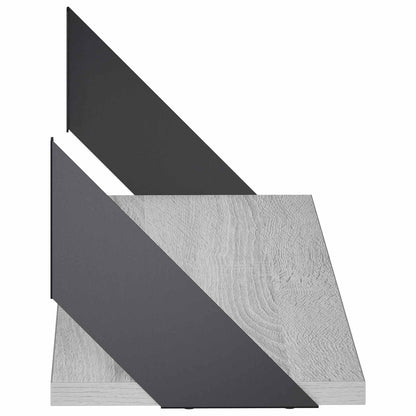 Wall Shelves 2 pcs Grey Sonoma 70 x 20 x 17 cm