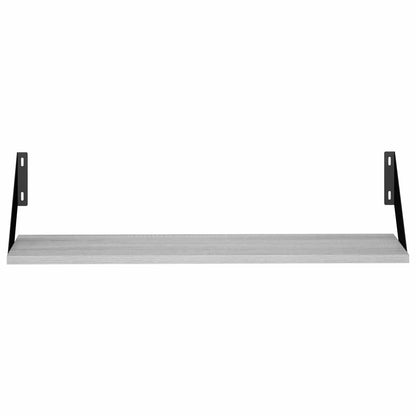 Wall Shelves 4 pcs Grey Sonoma 70 x 20 x 17 cm