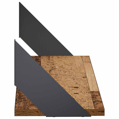 Wall Shelves 2 pcs Old Wood 70 x 20 x 17 cm