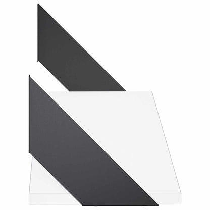 Wall Shelves 2 pcs White 80 x 20 x 17 cm