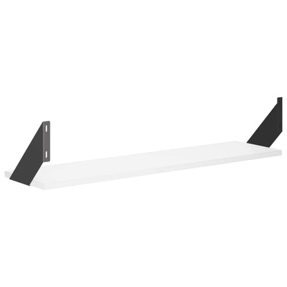 Wall Shelves 4 pcs White 80 x 20 x 17 cm