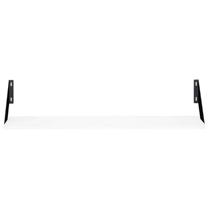 Wall Shelves 4 pcs White 80 x 20 x 17 cm