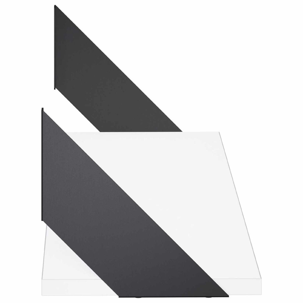 Wall Shelves 4 pcs White 80 x 20 x 17 cm