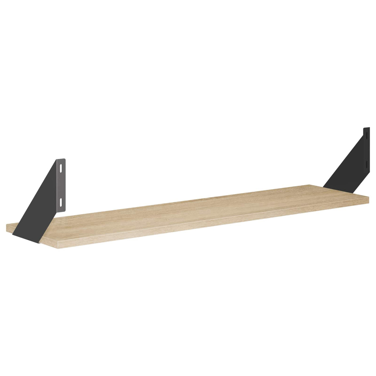 Wall Shelves 4 pcs Sonoma Oak 80 x 20 x 17 cm