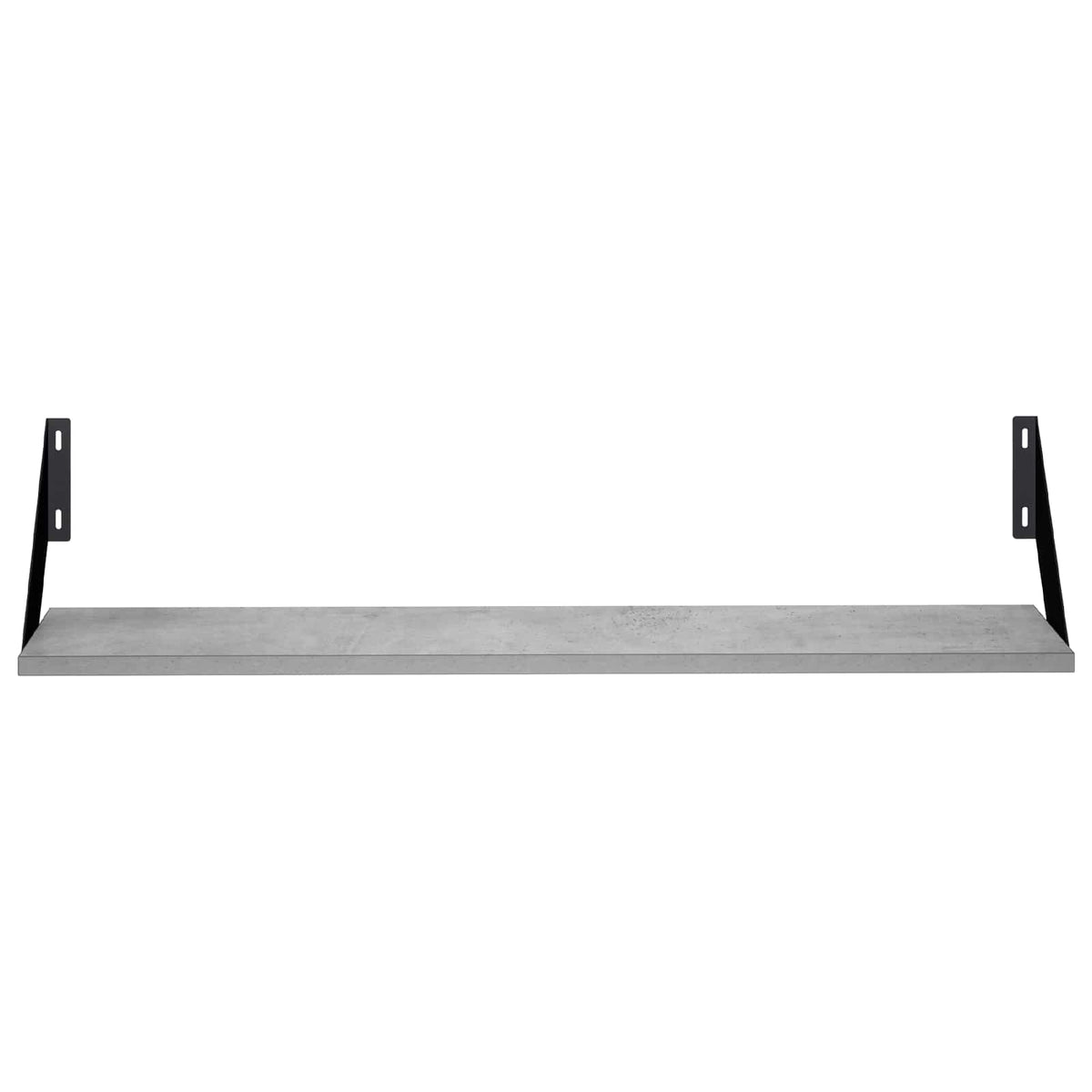 Wall Shelves 2 pcs Concrete Grey 80 x 20 x 17 cm