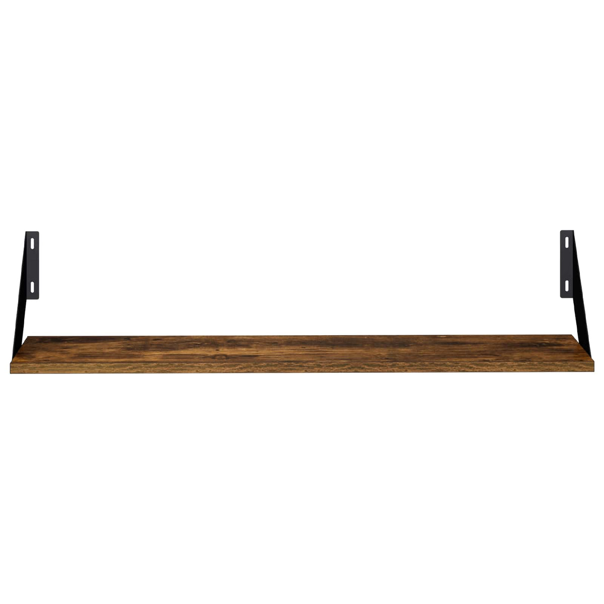 Wall Shelves 4 pcs Smoked Oak 80 x 20 x 17 cm