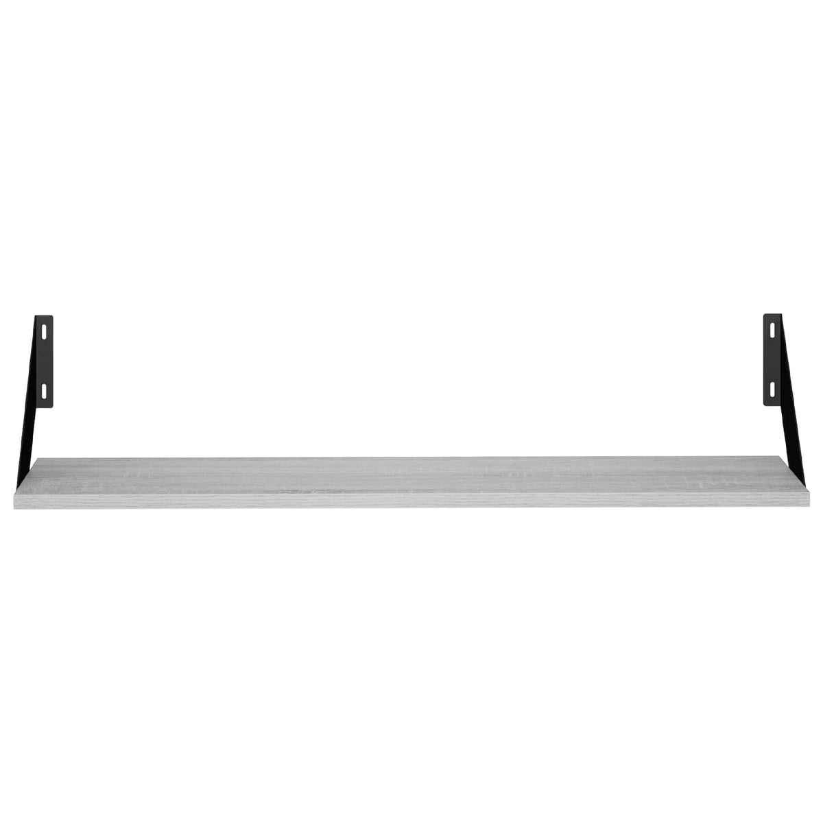 Wall Shelves 2 pcs Grey Sonoma 80 x 20 x 17 cm