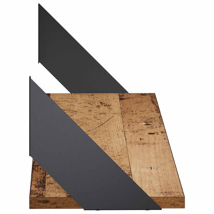 Wall Shelves 2 pcs Old Wood 80 x 20 x 17 cm