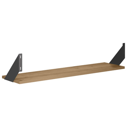 Wall Shelves 4 pcs Artisan Oak 80 x 20 x 17 cm