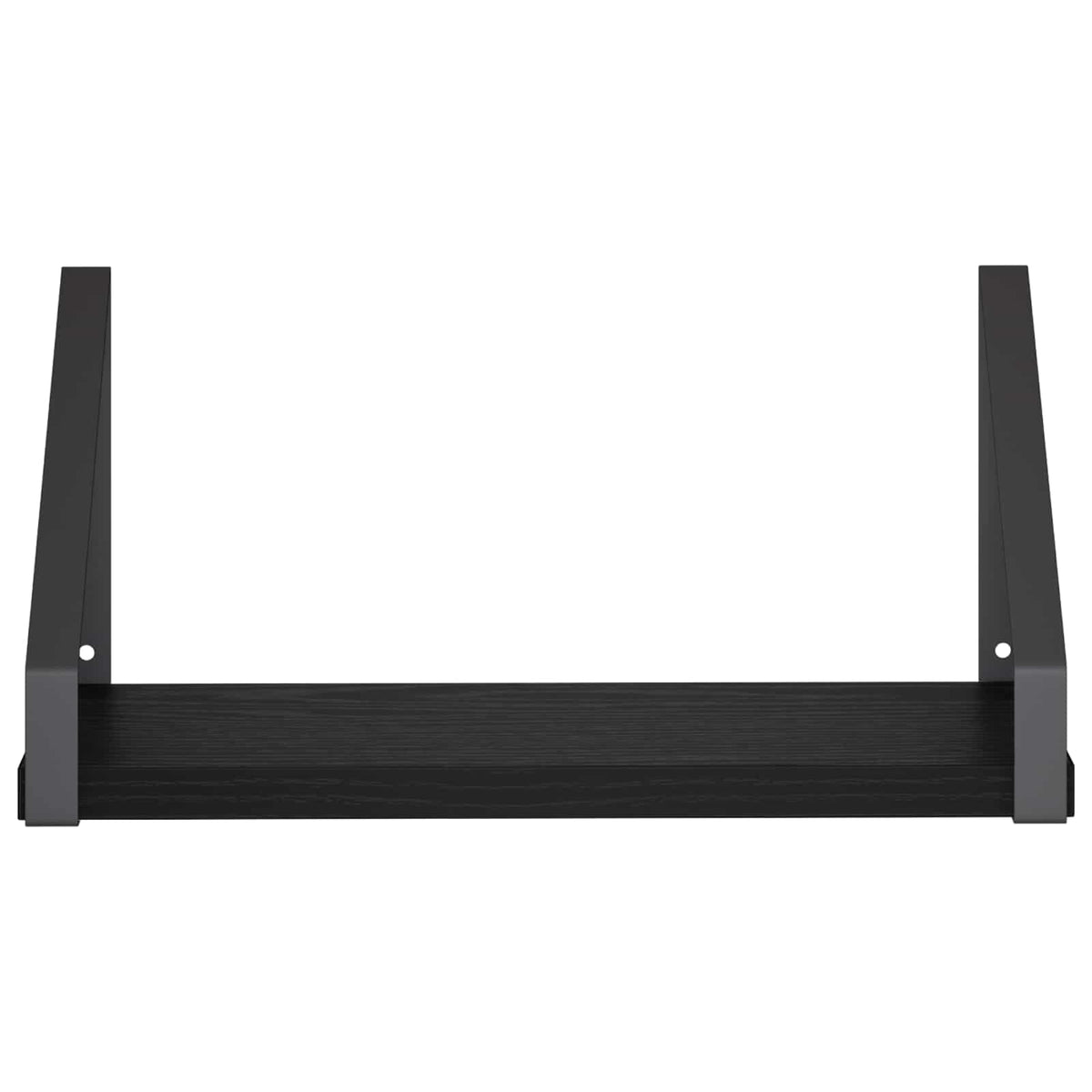 Wall Shelves 2 pcs Black Oak 30 x 16 x 15.5 cm