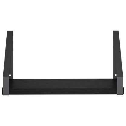 Wall Shelves 4 pcs Black Oak 30 x 16 x 15.5 cm