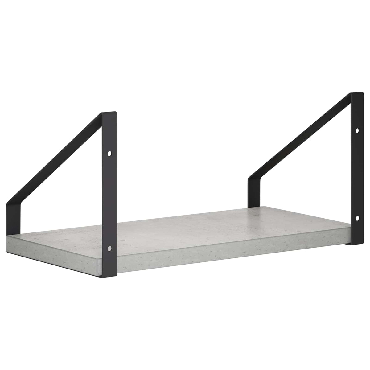 Wall Shelves 2 pcs Concrete Grey 30 x 16 x 15.5 cm
