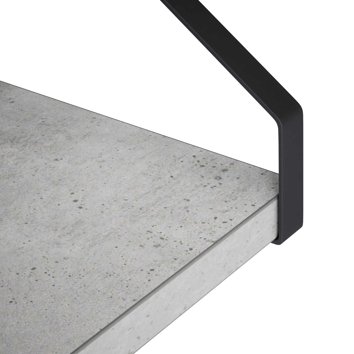 Wall Shelves 4 pcs Concrete Grey 30 x 16 x 15.5 cm