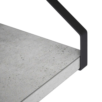 Wall Shelves 4 pcs Concrete Grey 30 x 16 x 15.5 cm