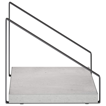 Wall Shelves 4 pcs Concrete Grey 30 x 16 x 15.5 cm