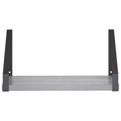 Wall Shelves 2 pcs Grey Sonoma 30 x 16 x 15.5 cm