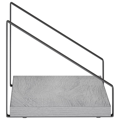 Wall Shelves 2 pcs Grey Sonoma 30 x 16 x 15.5 cm