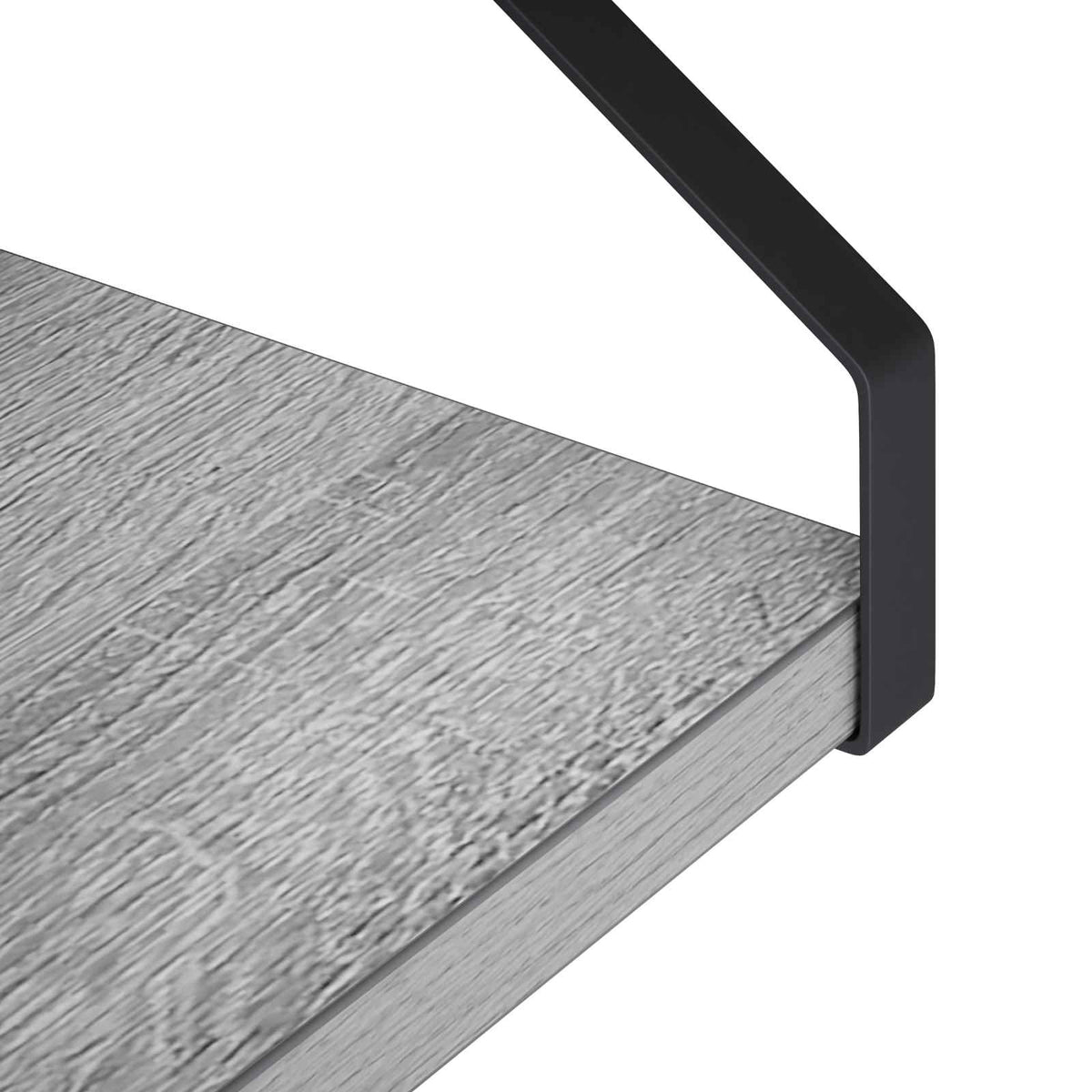 Wall Shelves 4 pcs Grey Sonoma 30 x 16 x 15.5 cm