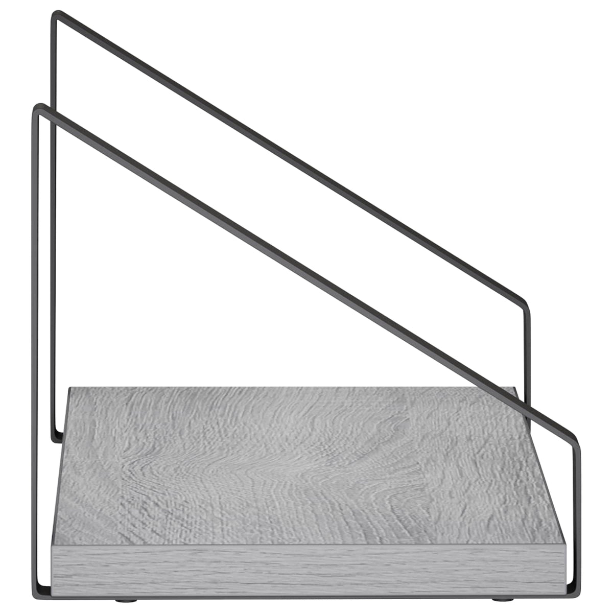 Wall Shelves 4 pcs Grey Sonoma 30 x 16 x 15.5 cm