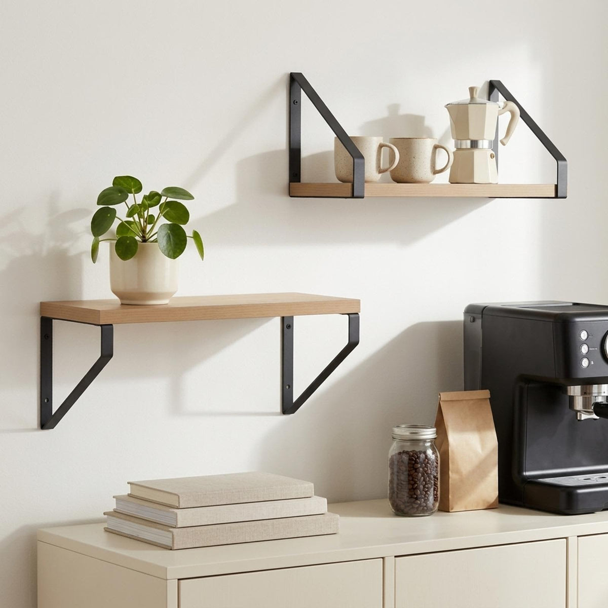 Wall Shelves 2 pcs Artisan Oak 30 x 16 x 15.5 cm