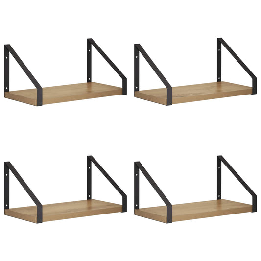 Wall Shelves 4 pcs Artisan Oak 30 x 16 x 15.5 cm