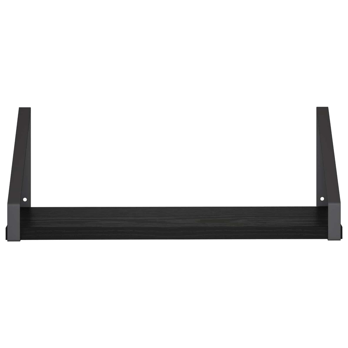 Wall Shelves 2 pcs Black Oak 40 x 16 x 15.5 cm