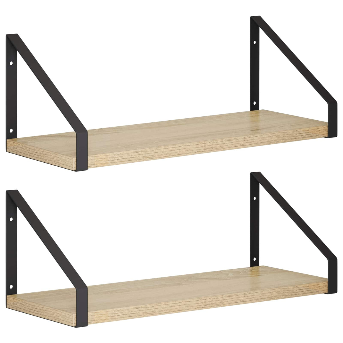 Wall Shelves 2 pcs Sonoma Oak 40 x 16 x 15.5 cm