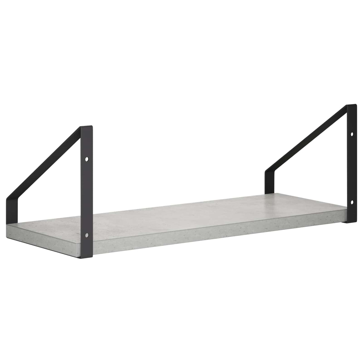 Wall Shelves 2 pcs Concrete Grey 40 x 16 x 15.5 cm