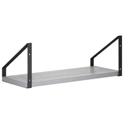Wall Shelves 2 pcs Grey Sonoma 40 x 16 x 15.5 cm