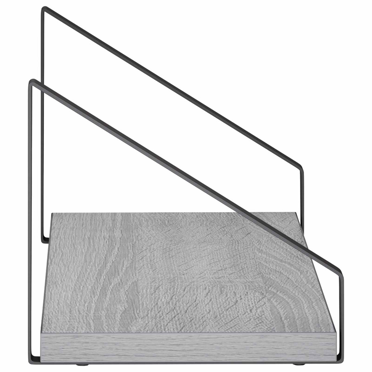 Wall Shelves 2 pcs Grey Sonoma 40 x 16 x 15.5 cm