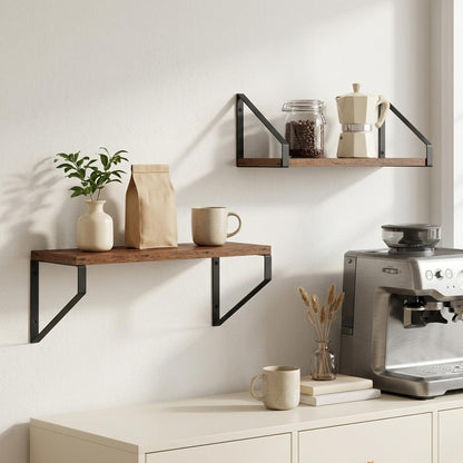 Wall Shelves 2 pcs Old Wood 40 x 16 x 15.5 cm